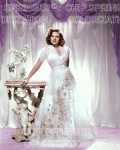 JUDY GARLAND in Large Flower Gown | 8x10 COLOR Photo by CHIP SPRINGER - Picture 1 of 1