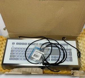 INDUKEY KS07246 Industrial Keypad with bulkhead connectors - Picture 1 of 7