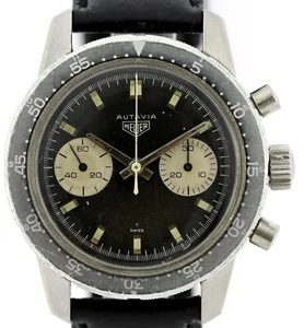 Heuer Autavia Vintage - Hombre - Cronógrafo Ref. 7763 Kal. 7730 rareza de 1968 - Imagen 1 de 9
