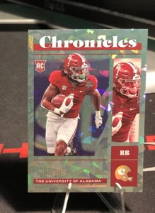 2023 Panini Chronicles Draft JAHMYR GIBBS 4/11 FOTL Cracked Ice RC Jzy Match! - Picture 1 of 3