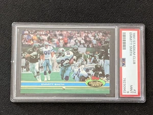 1991 Stadium Club Emmitt Smith PSA 9 Card #2 HOF Cowboys NFL Leading Rusher - Picture 1 of 5