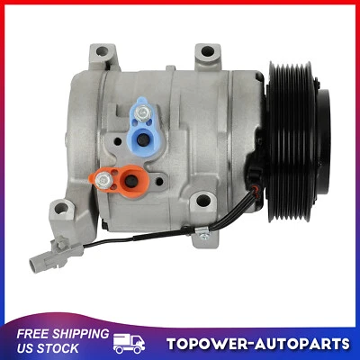 AC A/C Compressor And Clutch For Scion tC 2.4L 2007-2008 2009 2010 10S15C - Image 1 of 4