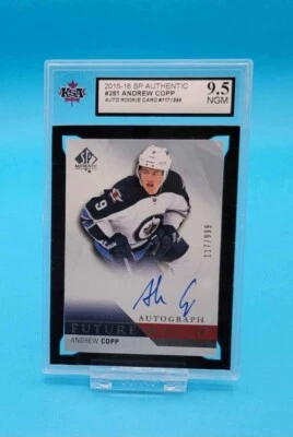 2015-16 Upper Deck SP Authentic Future Watch Andrew Copp Auto RC /999 Card #281 - Image 1 of 2