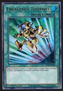 Yugioh Emergency Teleport GFTP-EN109 Ultra Rare 1st - NM - Bild 1 von 2