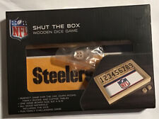 NFL Pittsburgh Steelers Shut The Box Wooden Dice Game 2018 Wild Sports