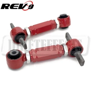 Rev9 Adjustable Rear Camber Arms Kit W/ Rubber Bushings For Honda Civic 1988-00 - Picture 1 of 4