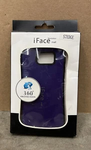 iFace Shockproof Bumper Cover Case Skin for Samsung Glaxy S7 EDGE- Purple - Picture 1 of 1