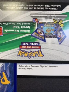 Pokemon Celebrations Premium Figure Collection: Pikachu VMAX Code Card Online - Picture 1 of 1