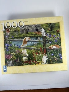 FX Schmid - 1000 piece Jigsaw Puzzle - Cats At Play -Complete - Picture 1 of 4