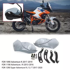 Kit protector de mano protectores para KTM 1290 Super Adventure R S T GRIS AHUMADO - Imagen 1 de 8