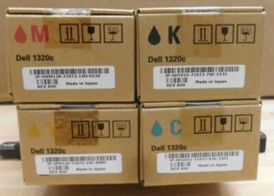 Dell 4er Set Toner M C Y BK für 1320c 2.000 Seiten OVP - Picture 1 of 1