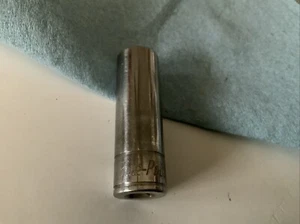 BLUE POINT BLPLSM1411, 11mm 1/4 Drive 6pt Deep Metric Socket, USA Made - Picture 1 of 6