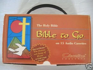 Bible to Go 15 Audiokassetten King James Neues Testament Psalmen Lobgesänge - Bild 1 von 9