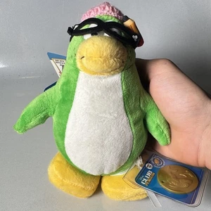 Peluche Club Penguin Disney Tía Ártica Nuevo Con Etiqueta Y Moneda Serie 3 - Imagen 1 de 4