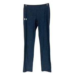 Under Armour Pants Youth M Gray Logo Straight Leg Athleticwear Athleisure Gym - Picture 1 of 4