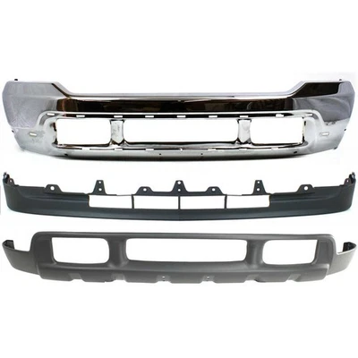 Bumper Kit For 2001-2004 Ford F250 Super Duty F-Series Front Chrome with Valance - Image 1 of 4