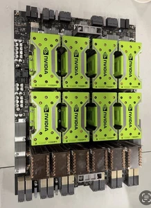 Nvidia HGX-2 GPU SXM3 Baseboard W/ 8x Tesla V100 32GB 935-22887-2500-000 - Picture 1 of 5