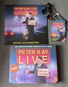 Limited Edition VIP Peter Kay Tour Placemats, Official Programme, Lanyard - New - Picture 1 of 1