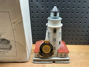 Vintage Leuchtturm Geo. Z. Lefton Chicago Harbor Light 1893 #01010 in Box - Bild 1 von 20