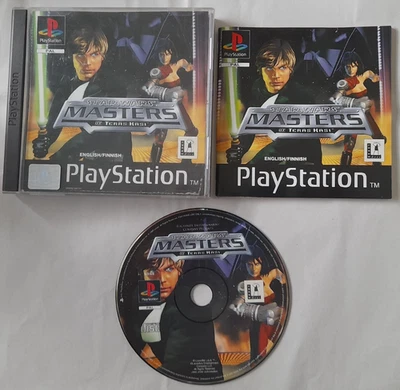 PS1 Playstation 1 Star Wars Masters Of Teras Kasi With Manual. UK ONLY. - Image 1 of 3