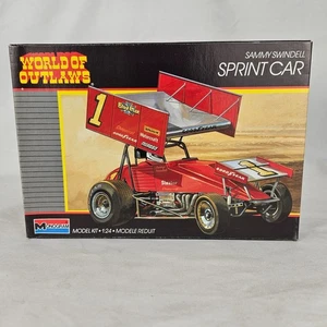 Monogram Sammy Swindell Sprint Car World Outlaws 1/24 Scale Plastic Model Kit - Picture 1 of 14