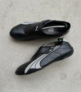Zapatos Puma Cyber negro y2k vintage años 2000 estilo moto talla US-14 - Imagen 1 de 14