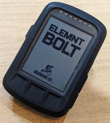 Wahoo Elemnt Bolt WGCC3 GPS Computer Head Unit Element v1 w/ Tuffluv Case Cover - image 1 of 4