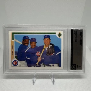 1991 Upper Deck MVP Line Up Ryne Sandberg, Andre Dawson, George Bell #725 - Picture 1 of 2