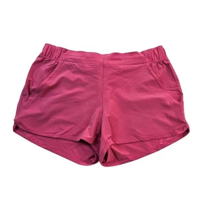 Columbia M 3" inseam board shorts swim quick dry beach packable pink EUC casual - Picture 1 of 7