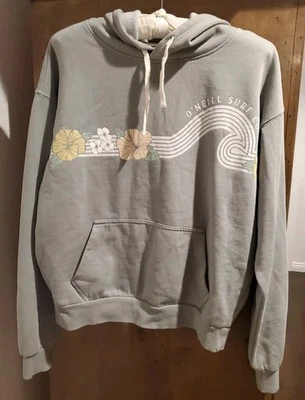 O'neil Surf Company Sweatshirt Hoodie Pocket Womens Small Sage Sea Green Nwot - Image 1 of 4