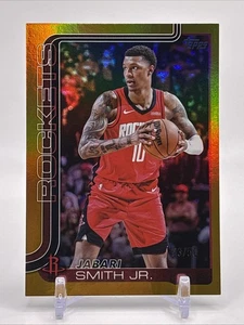 2025-26 Topps Flagship Basketball Jabari Smith Jr. 177 Gold Rainbow Foil /50 SSP - Bild 1 von 10