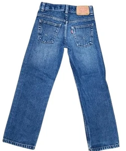 Levi's 549 Relaxed Straight Jeans Boys Sz 7 Slim Adjustable Waist Casual School  - Picture 1 of 8