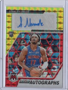STANELY UMUDE NBA Pistons 2023-24 Panini Mosaic Choice RC Auto #RA-SUD Card - Picture 1 of 2