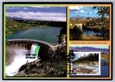 #5381f Wild and Scenic Rivers Flathead River FDC Maxi Card - Image 1 of 2