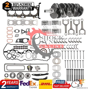 G4KH 2.0T Engine Rebuild Kit w/ Crankshaft Rods Timing Kit For Hyundai KIA - Picture 1 of 16