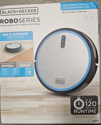 Black And Decker Roboseries Robot Vacuum. N.O.S. Save $$ - Image 1 of 4