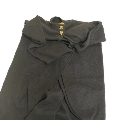 Capa negra Amanda Smith con cuello de piel sintética Foto 1 de 4