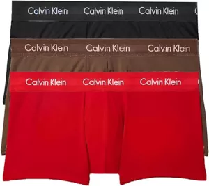 Calvin Klein Men's Cotton Stretch Low-Rise Trunks Multipack Large - Picture 1 of 1