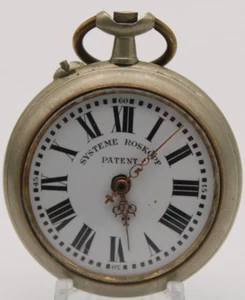 SYSTEME ROSKOPF PATENT POCKET WATCH SWISS 36100 FOR REPAIR (QR3) - Picture 1 of 7