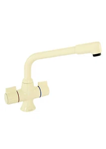 Deva SMS172/004 Sauris Beige Mono Kitchen Sink Mixer Tap with Divided Flow - Picture 1 of 1