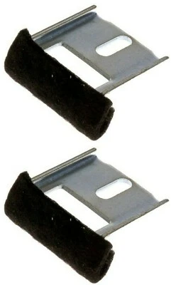 93-02 JUEGO DE 2 SOPORTES ESTABILIZADOR PLACA GUÍA VENTANA CRISTAL PUERTA FIREBIRD TA 45359 Foto 1 de 2