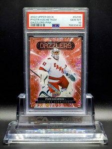 Pyotr Kochetkov 2022-23 Upper Deck Series 2 Dazzlers Pink #DZ-95 RC Gem PSA 10