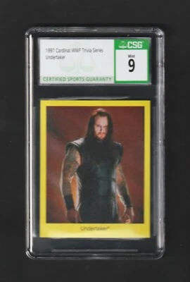 1997 Cardinal WWF UNDERTAKER  ~ WWE HOF ~ High-End CSG 9 MINT ! - Image 1 of 2