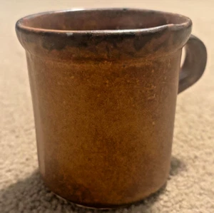 McCoy Drip Glaze Mug with Handle Made In USA Brown MCM Vintage Coffee Cup - Picture 1 of 5