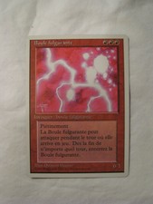 MtG - FRENCH White Border FWB - 4th Fourth Edition - Ball Lightning - NEAR MINT