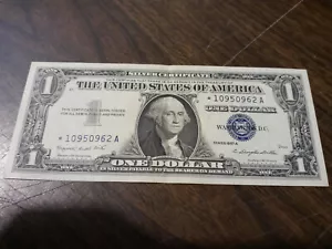 1957 A Star Silver Certificate One Dollar Bill - *10950962A - Picture 1 of 6