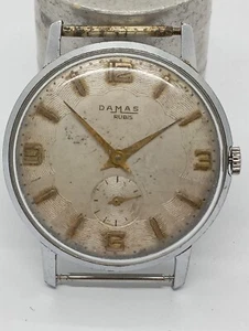 VINTAGE Watch DAMAS Cal. PESEUX 330 CORTEBERT 308 DUGENA 599 working Well 1965 - Picture 1 of 12