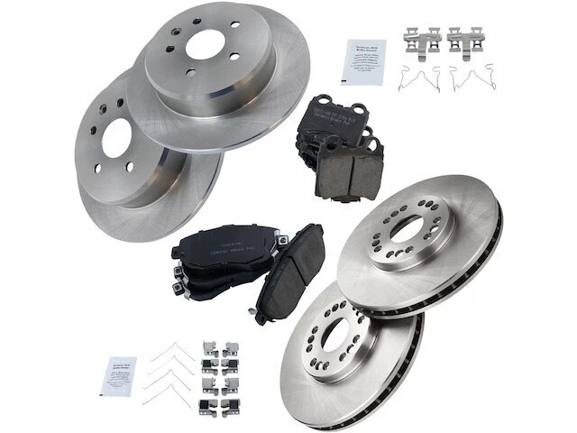 TRQ 38DK51K Front and Rear Brake Pad and Rotor Kit Fits 1998-2005 Lexus GS300 - Image 1 of 1