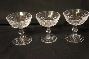 3 Waterford Crystal Tramore Champagne Tall Sherbets - Picture 1 of 1