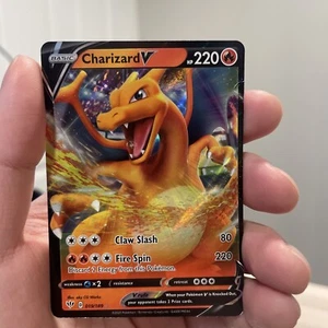 Charizard V 019/189 Pokemon Sword & Shield Darkness Ablaze (NEAR MINT) - Picture 1 of 3
